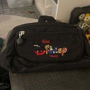 Black Disneyworld Fanny pack